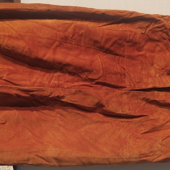 Vintage Global Identity Leather G-III Midi Suede / Leather Skirt Sz 9/10 NWT - Picture 11 of 12